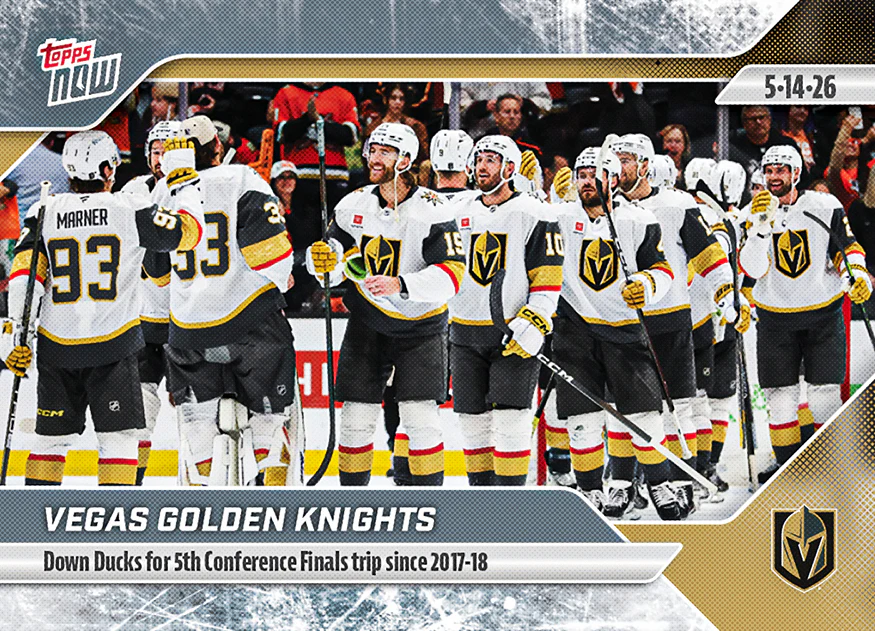 2025-26 Topps NOW #174 - Vegas Golden Knights (1 of 205)