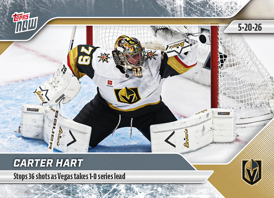2025-26 Topps NOW #178 - Carter Hart (1 of 235)