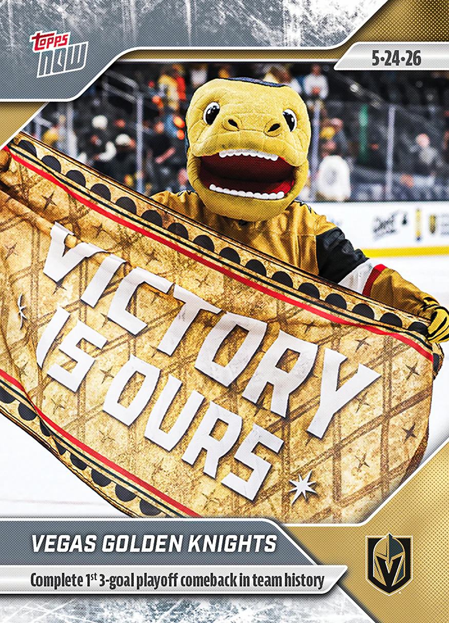2025-26 Topps NOW #184 - Vegas Golden Knights 2 (1 of 840)