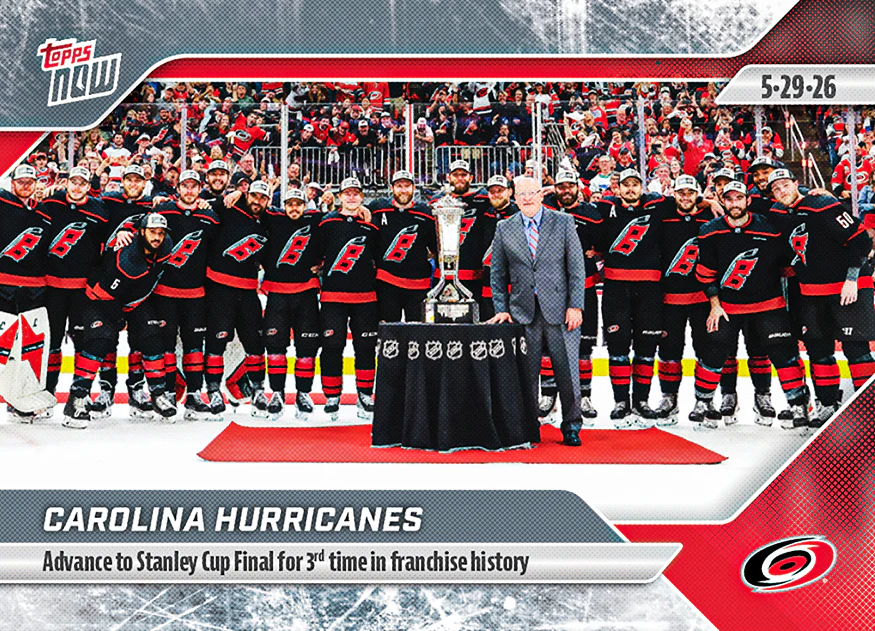 2025-26 Topps NOW #187 - Carolina Hurricanes (1 of 400)