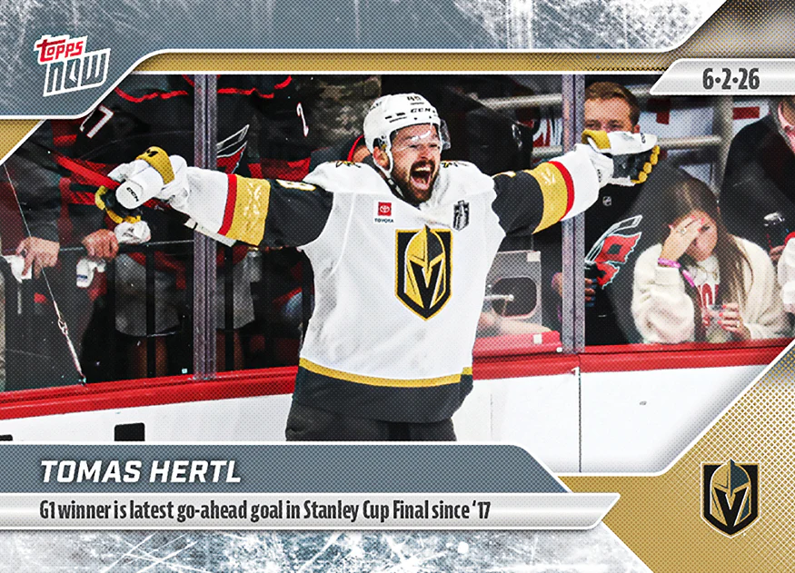 2025-26 Topps NOW #188 - Tomas Hertl (1 of 135)