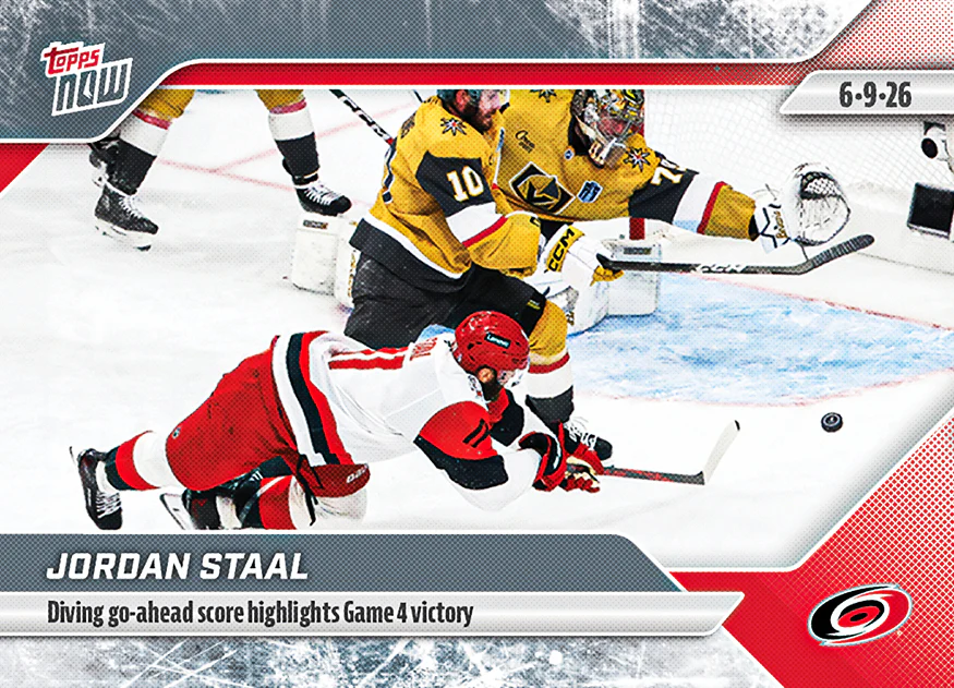 2025-26 Topps NOW #196 - Jordan Staal 2 (1 of 615)