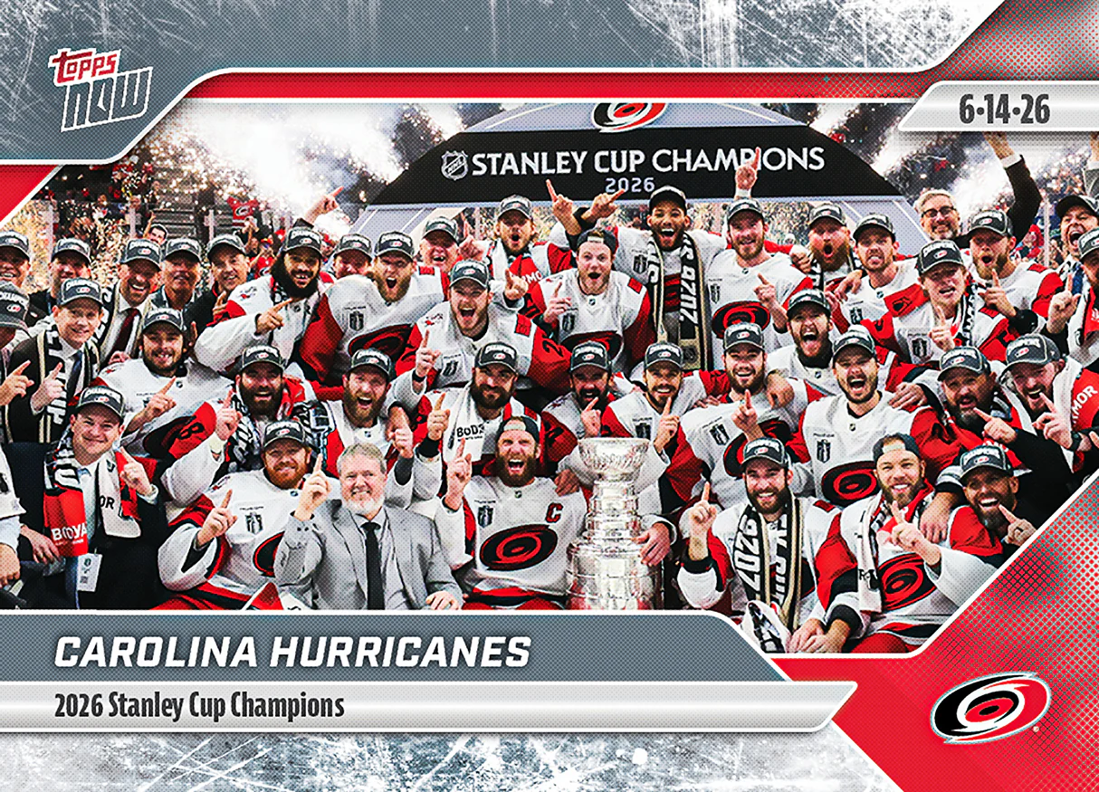 2025-26 Topps NOW #204 - Carolina Hurricanes 3 (1 of 1990)