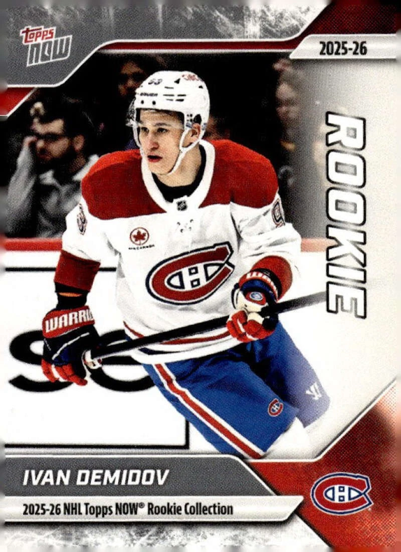 2025-26 Topps NOW #RC-4 - Ivan Demidov 5 (1 of 600)