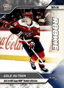 2025-26 Topps NOW #RC-9 -  Cole Hutson 2 (1 of 600)