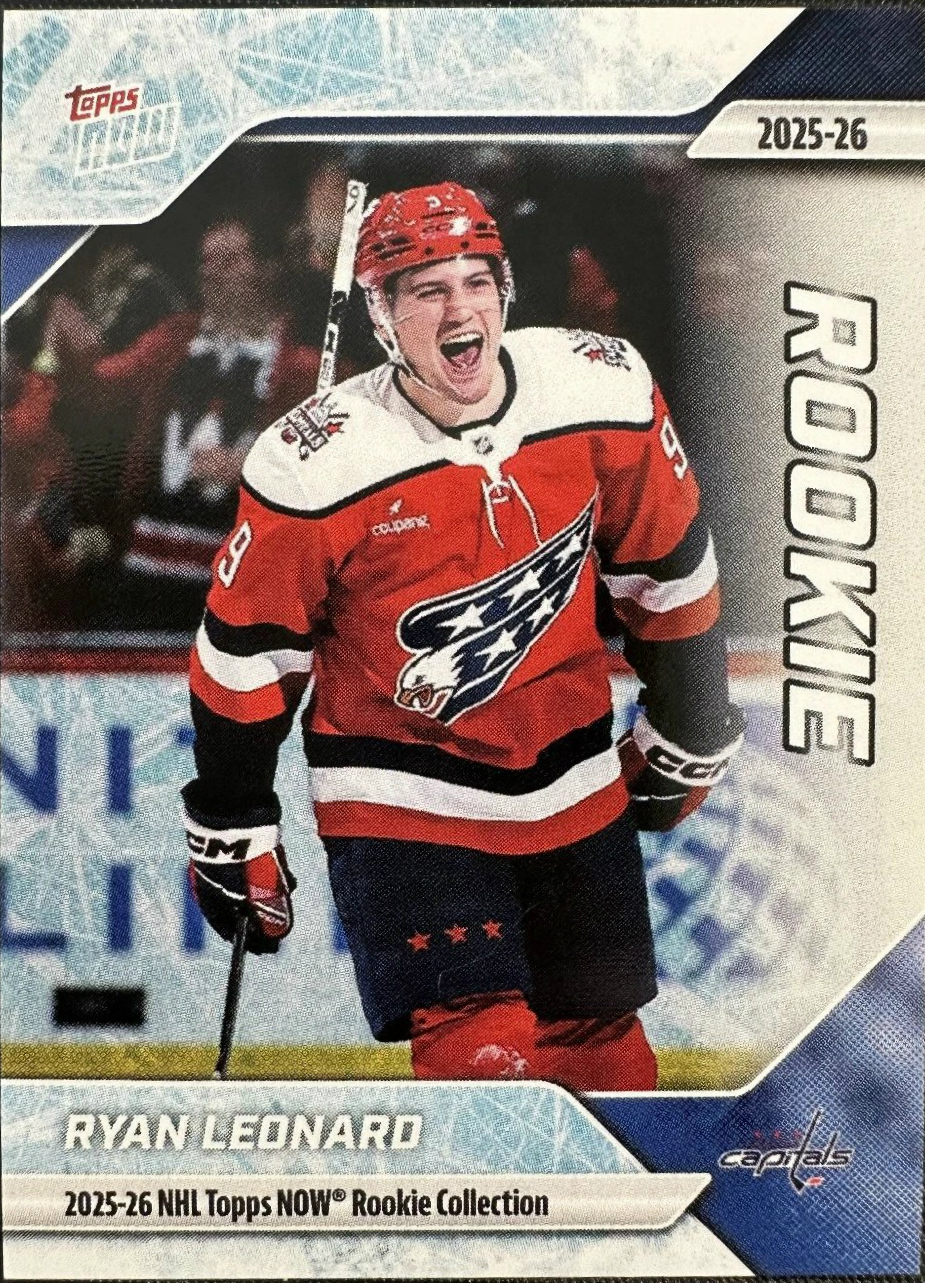2025-26 Topps NOW #RC-5 - Ryan Leonard 2 Unumbered Parallel