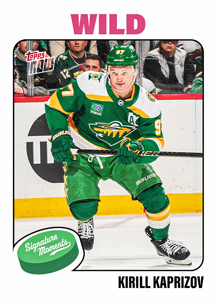 2025-26 Topps NOW Signature Moments #114 - Kirill Kaprizov (SM27)