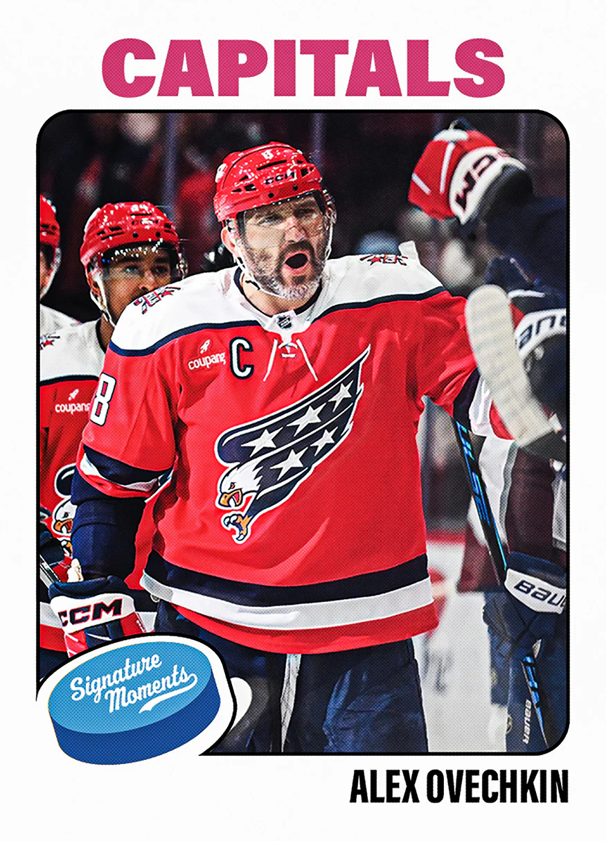 2025-26 Topps NOW Signature Moments #127 - Alexander Ovechkin 6 (SM28)