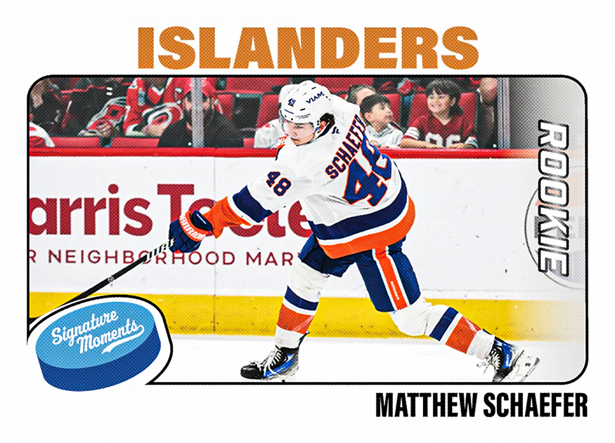 2025-26 Topps NOW Signature Moments #142 - Matthew Schaefer 16 (SM32)
