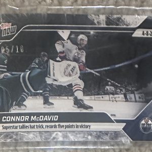2025-26 Topps NOW /10 Black Ice Parallel #143 - Connor McDavid 4 (1 of 10)